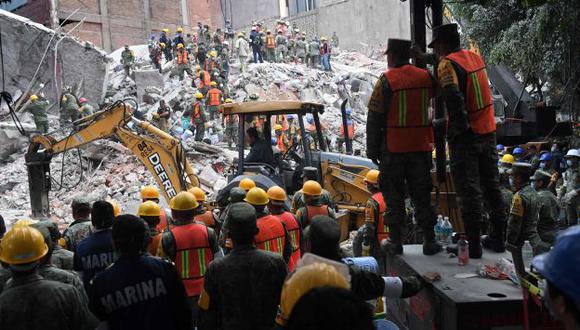 No hay peruanos entre las víctimas del terremoto en México, informó el Consulado. (AFP)