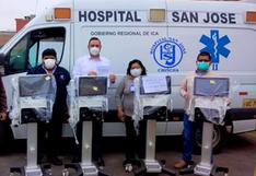 Ica: Entregan cuatro ventiladores volumétricos a Hospital San José de Chincha