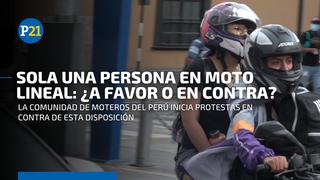 Limeños opinan sobre proyecto de ley que prohíbe dos personas en moto lineal