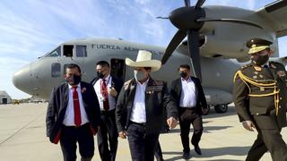Presidente Pedro Castillo llegó a Ayacucho para hacer balance de sus primeros 100 días en el cargo