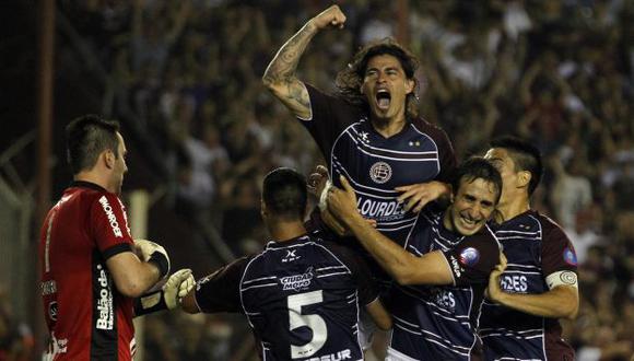 Lanús hizo vibrar su estadio con el título de la Copa Sudamericana. (Reuters)