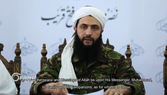 El líder del Frente al Nusra anunció su separación del grupo terrorista Al Qaeda (AFP).