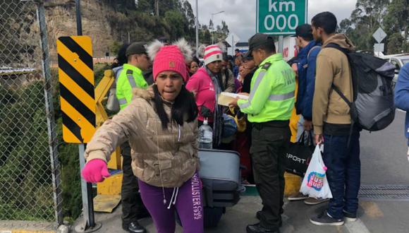 Ecuador ha registrado la entrada de 641.353 venezolanos en lo que va de 2018, de los cuales 115.690 se han quedado en el país, precisó la Secom en un comunicado. | Foto: EFE
