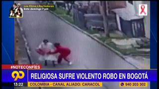 Colombia: Delincuente golpeó a una monja para robarle su celular