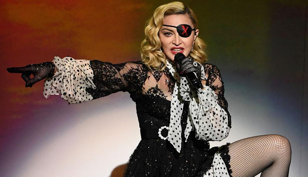 Madonna lució como Juana de Arco en Eurovisión gracias a Gaultier. (Foto: AFP)