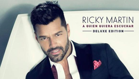 Nuevo disco de Ricky Martin lidera en las ventas en Latinoamérica. (Facebook Ricky Martin)