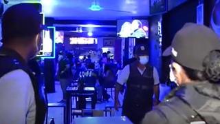 No acatan Ley Seca: decenas de personas intervenidas en un bar de Los Olivos consumiendo alcohol antes de elecciones | VIDEO