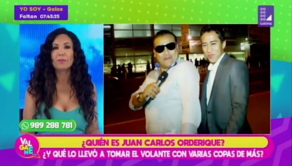 Janet Barboza comparó a Juan Carlos Orderique con un “chofer de combi asesina”. (Foto: captura de video)