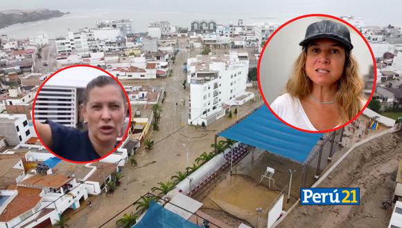 Leslie Stewart y Sofía Mulanovich piden ayuda para vecinos de Punta Hermosa. Foto: Composición