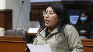Congresista Elizabeth Taipe de Perú Libre dio positivo para COVID-19