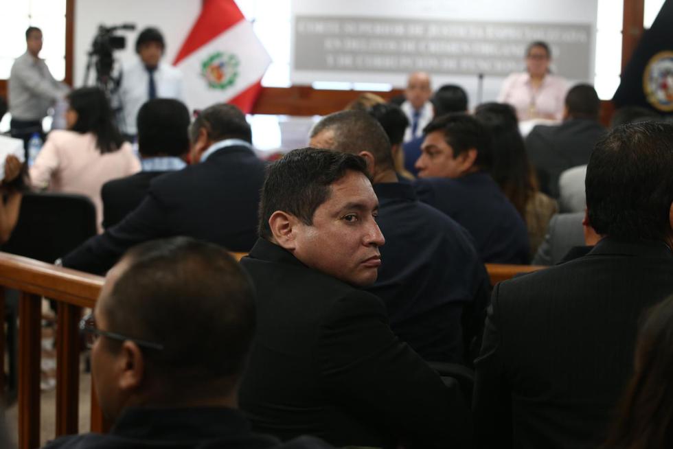 Imputado Raúl Prado Ravines en la audiencia de prisión preventiva.