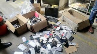 Más de 24 mil celulares robados iban a ser vendidos en Lima: Policía Nacional recuperó equipos en conocidos ‘points’