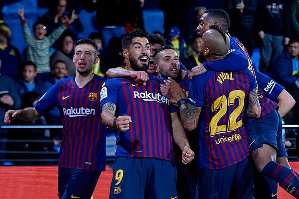Golazos de Messi y Suárez le dan agónico empate 4-4 a Barcelona ante Villarreal. (Foto: Getty Images)