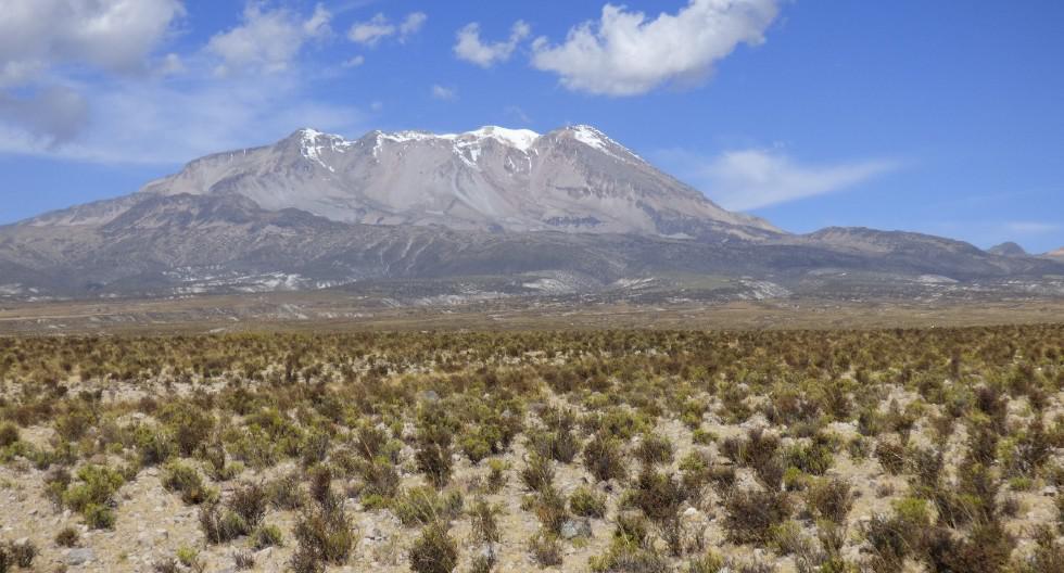 Ayacucho: Hace 14 mil años se registró el flujo de lava más extenso del Perú y fue de 14 kilómetros durante el procesos eruptivo del volcán Sara Sara. (Foto Ingemmet)