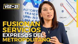 Marybel Vidal, presidenta de la ATU: Fusionan servicios expresos del Metropolitano