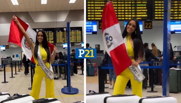 Camila Escribens viaja a El Salvador para participar del certamen de belleza (Foto: Instagram)