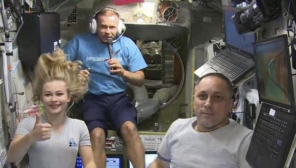 Los cineastas rusos habían partido a la ISS el 5 de octubre desde la base espacial rusa de Baikonur, en Kazajistán. (Foto: Agencia Espacial Roscosmos)
