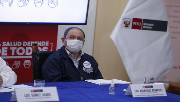 Gobierno acepta renuncia de Luis Rodríguez Benavides al cargo de jefe del Centro Nacional de Epidemiología, Prevención y Control de Enfermedades del Ministerio de Salud. (Foto: Andrés Paredes/)