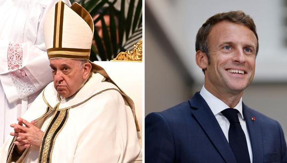 El presidente de Francia Emmanuel Macron y el papa Francisco se volverán a reunir en el Vaticano. (Foto de ALESSANDRA TARANTINO / Andreas SOLARO / AFP)