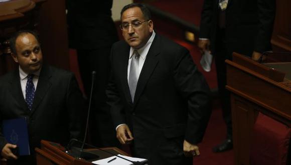 Javier Briceño, jefe de la DINI, se presentó ante la Comisión de Inteligencia del Congreso. (Perú21)