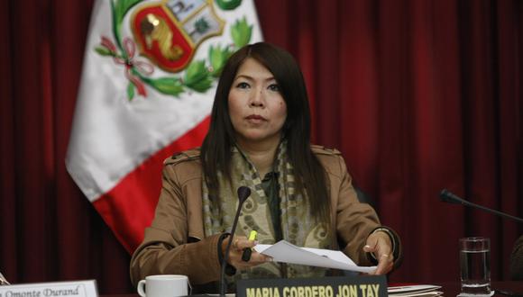 María Cordero Jon Tay ingresó al Parlamento con la camiseta de Fuerza Popular. (@photo.gec)