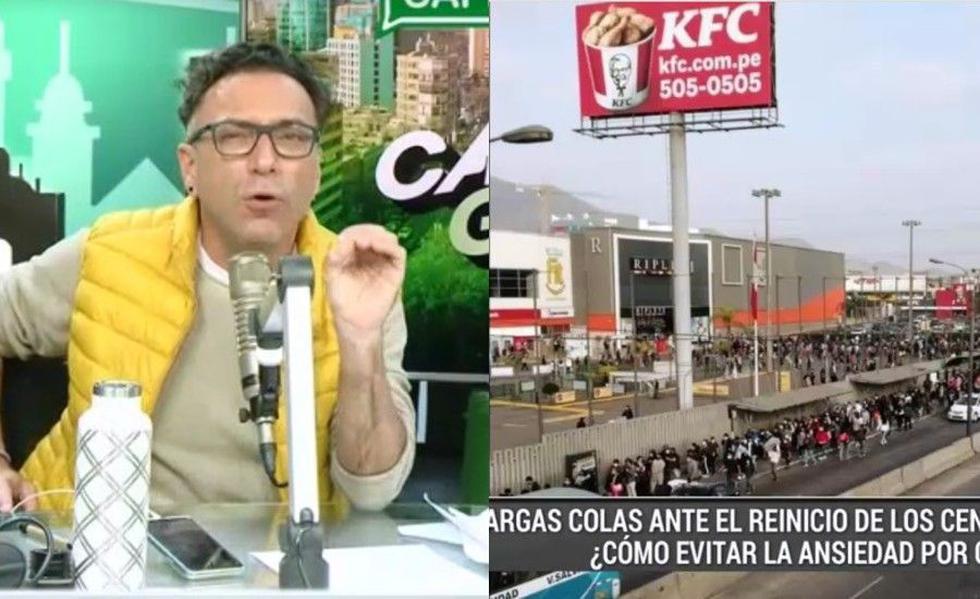 Carlos Galdón se preguntó por qué la gente acudió masivamente a los centros comerciales. (Captura Radio Capital)