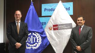 OIT y Produce firmaron convenio para impulsar productividad de pequeñas y medianas empresas