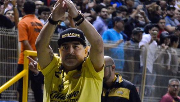 Diego Maradona es entrenador de Dorados desde septiembre del año pasado. (Foto: Dorados de Sinaloa)