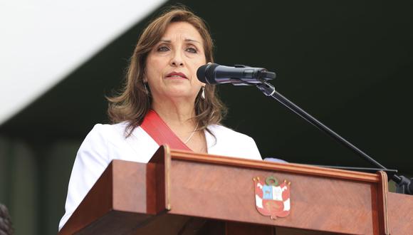 Doble cargo. La presidenta Dina Boluarte es presidenta por partida doble. (Foto: Andina)