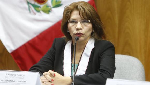 Solicitan que fiscal Marita Barreto sea ratificada en el caso Orellana. (Perú21)
