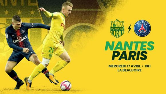 PSG va en busca del título ante Nantes en partido pendiente. (Foto: FC Nantes)