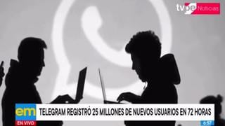 Telegram registró más de 25 millones de usuarios en las últimas 72 horas