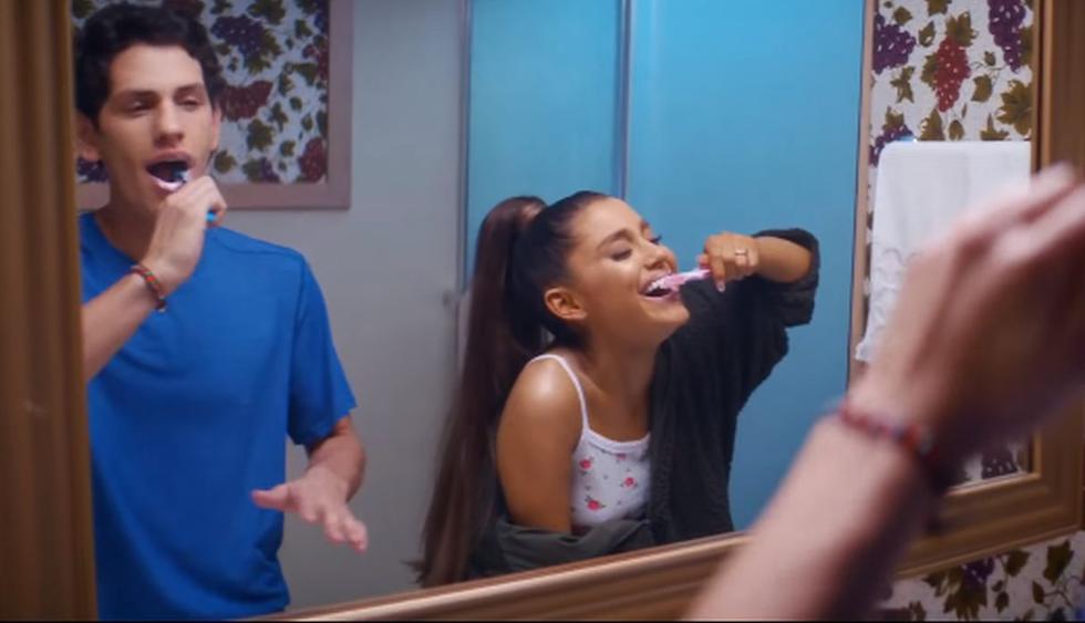 Ariana Grande protagoniza el divertido detrás de cámaras de "Thank U, Next". (Foto: Captura de YouTube)