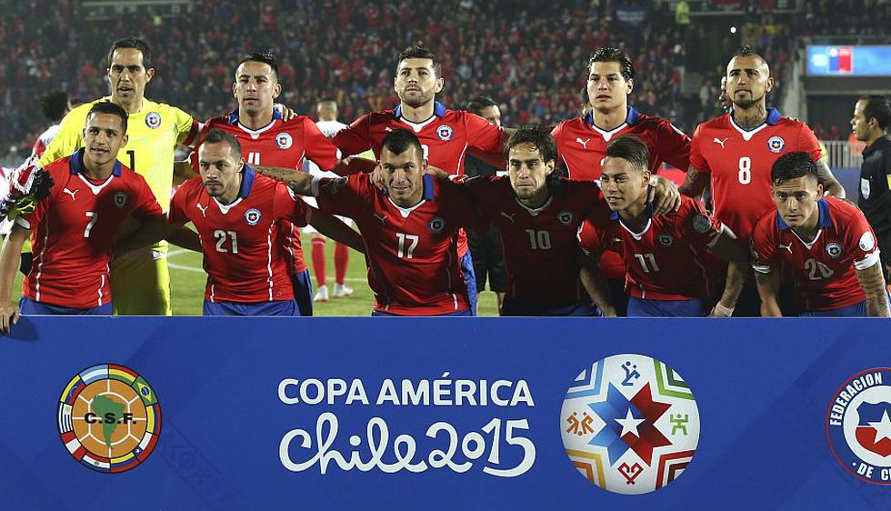 El mejor equipo: Chile que mantuvo la regularidad en toda la Copa América. (EFE)