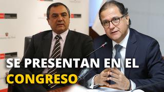 Ministros Carlos Oliva y Francisco Ísmodes se presentan en el Pleno