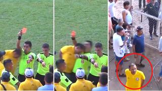 Copa Perú: Árbitro recibe cabezazo por parte de asistente técnico