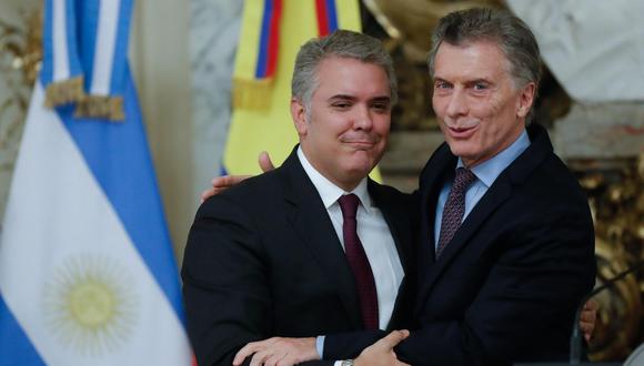 Tanto Argentina como Colombia forman parte del llamado Grupo de Lima, que desde agosto de 2017 analiza y da seguimiento a la crisis en Venezuela. (Foto: EFE)