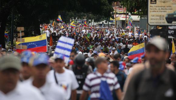 Las manifestaciones en Venezuela se produjeron en zonas rurales y urbanas del territorio. (Foto: EFE)