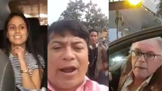 Reacciones violentas de peruanos que fueron denunciados en redes sociales [VIDEOS]