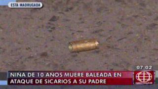 Barrios Altos: Niña de 10 años murió en ataque de sicarios contra su padre