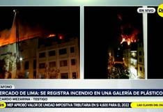 Mesa Redonda: agente de Fiscalización de Lima reveló cómo se inició el incendio en galería de Jr. Andahuaylas