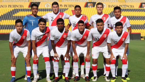Perú enfrentó a Ecuador en partido amistoso Sub 20. (Foto: FPF)