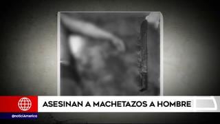 Asesinan a hombre a machetazos en San Martín de Porres