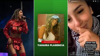 Yahaira Plasencia se quiebra al anunciar su participación en los Premios Juventud 2022