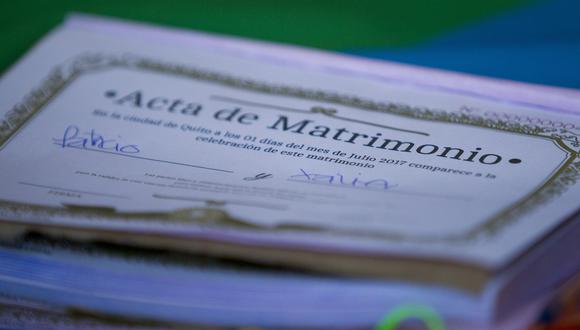 Al admitir las demandas de dos parejas, el pasado 12 de junio la Corte Constitucional ecuatoriana se pronunció a favor del matrimonio civil igualitario. (Foto: EFE)