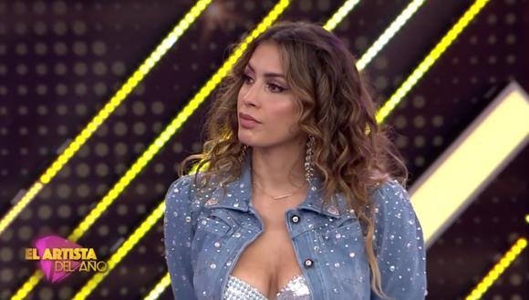 Milett Figueroa cantó "Mala fama" en la semifinal de "El artista del año". (Foto: Captura América TV).