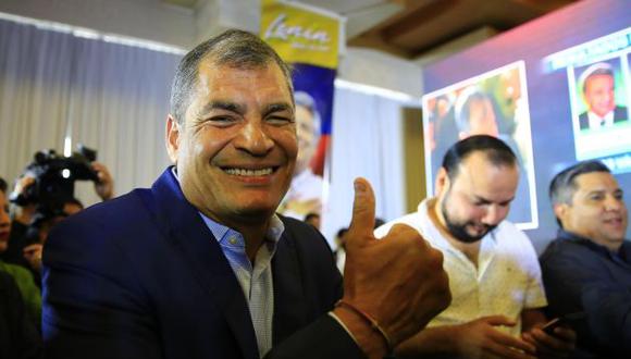 El presidente de Ecuador Rafael Correa acusa a EE.UU. de haber hackeado web de ente electoral durante las elecciones (Efe).