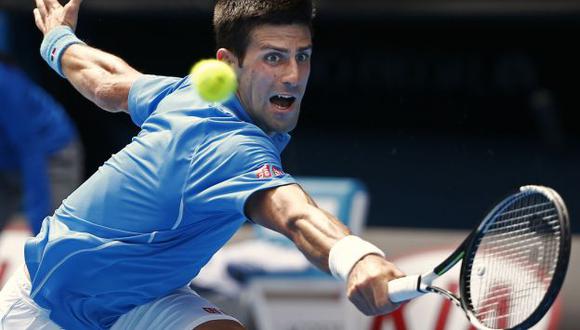 Novak Djokovic venció en tres sets al esloveno Aljaz Bedene. (Reuters)
