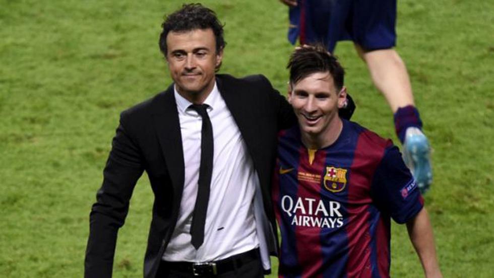 Luis Enrique y Lionel Messi serán determinantes este miércoles en el Camp Nou.  (AFP)