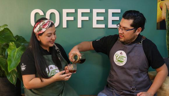 Emprendedores cumplen tres años con cafetería de especialidad en Surquillo. Foto: Aura Guío.